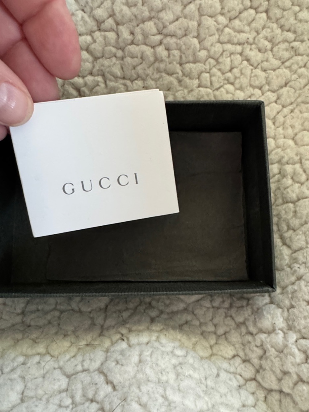 Gucci Black Pebble Leather Card & Key Holder with Signature Metal Trim - Picture 8 of 8